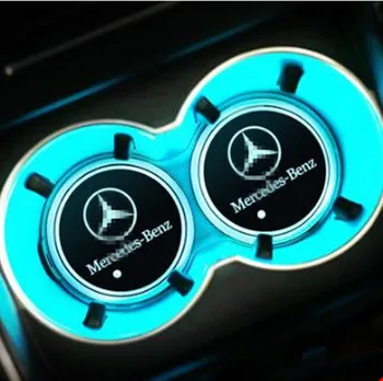 2pcs LED Luminous Coasters Car Cup Holder Lights 7 Colors Smart Luminous Water Coaster Changing USB Mat for Mercedes-Benz
2pcs LED Luminous Coasters Car Cup Holder Lights 7 Colors Smart Luminous Water Coaster Changing USB Mat for Mercedes-Benz