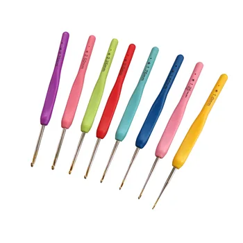 8Pcs/Set Multicolor Plastic Handle Aluminum Crochet Hooks Knitting Needle Set 1mm-2.75mm Yarn Sweater Weave Craft Tools
8Pcs/Set Multicolor Plastic Handle Aluminum Crochet Hooks Knitting Needle Set 1mm-2.75mm Yarn Sweater Weave Craft Tools