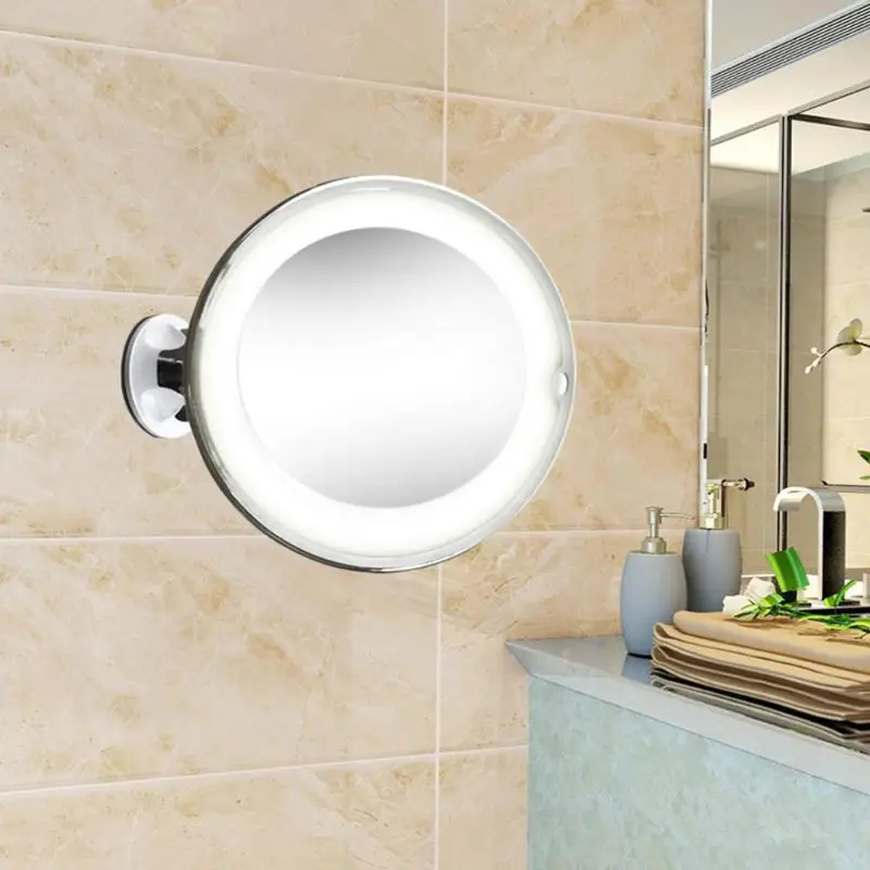 10x Magnification LED Makeup Mirrors 360 Degree Rotation Round Suction Cup Illuminated Makeup Mirrors Makeup Tools
10x Magnification LED Makeup Mirrors 360 Degree Rotation Round Suction Cup Illuminated Makeup Mirrors Makeup Tools