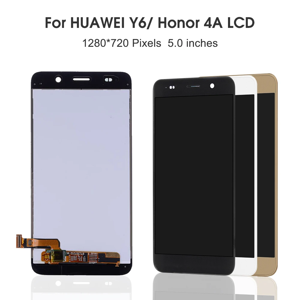 5.0'' For Huawei Honor 4A LCD Screen SCL-L01 SCL-L21 SCL-L04 Honor Y6 LCD Display Touch Screen Digitizer Sensor Assembly Frame
5.0'' For Huawei Honor 4A LCD Screen SCL-L01 SCL-L21 SCL-L04 Honor Y6 LCD Display Touch Screen Digitizer Sensor Assembly Frame