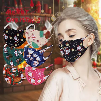 Christmas Cloth Mask Print sun Protection Is Not A Disposable Washable 6PCS Reuseable Mouth Caps Protective Ear Hook Mouth Cover
Christmas Cloth Mask Print sun Protection Is Not A Disposable Washable 6PCS Reuseable Mouth Caps Protective Ear Hook Mouth Cover