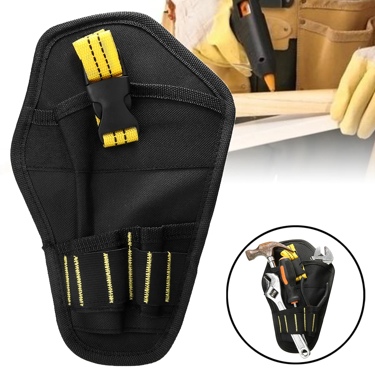 Multifunctional Portable Electrician Bags Drill Tool Belt Pouch Bit Holder Waist Drill Tool Storage Bag Oxford Cloth Pouch Bag
Multifunctional Portable Electrician Bags Drill Tool Belt Pouch Bit Holder Waist Drill Tool Storage Bag Oxford Cloth Pouch Bag