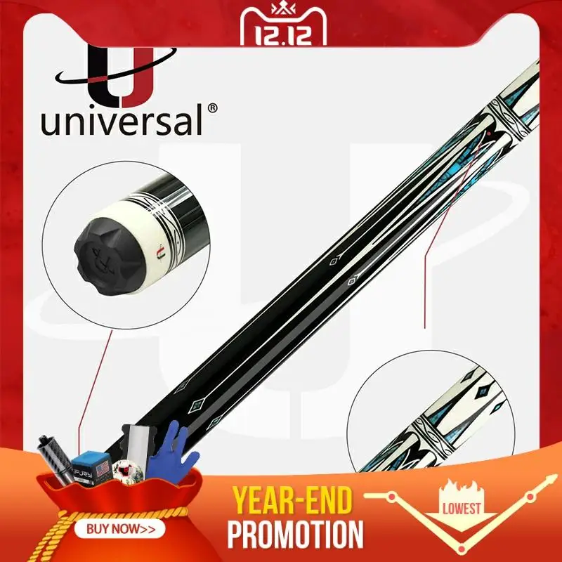 Universal Pool Cue Maple Shaft 72cm Carbon Tube Inside 12.5mm Kamui Tip Radial Joint Turquoise Mosaic Butt Professional Billiard
Universal Pool Cue Maple Shaft 72cm Carbon Tube Inside 12.5mm Kamui Tip Radial Joint Turquoise Mosaic Butt Professional Billiard