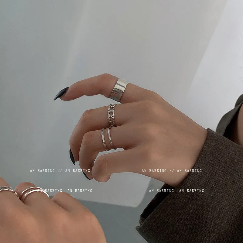 Fashion Ring Feminine Retro Style Hip Hop Opening Adjustable Delicate Index Finger Joint Loop Fresh And Cool Style Trendy Ring
Fashion Ring Feminine Retro Style Hip Hop Opening Adjustable Delicate Index Finger Joint Loop Fresh And Cool Style Trendy Ring