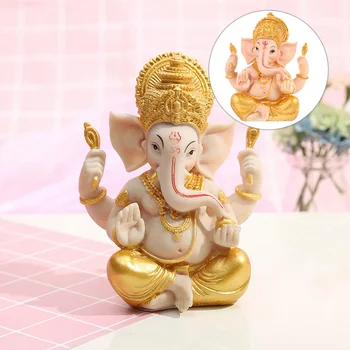 1 pc Elephant God Figurine Luck and Wealth Hindu Desktop Ornament Sculpture for Office Home
1 pc Elephant God Figurine Luck and Wealth Hindu Desktop Ornament Sculpture for Office Home