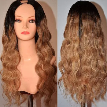 Indian Body Wave 200Density 1x4 U Part Human Hair Wigs for Women Ombre 1B/#27 Opening U Part Wigs Middle Part Remy Hair 
Indian Body Wave 200Density 1x4 U Part Human Hair Wigs for Women Ombre 1B/#27 Opening U Part Wigs Middle Part Remy Hair