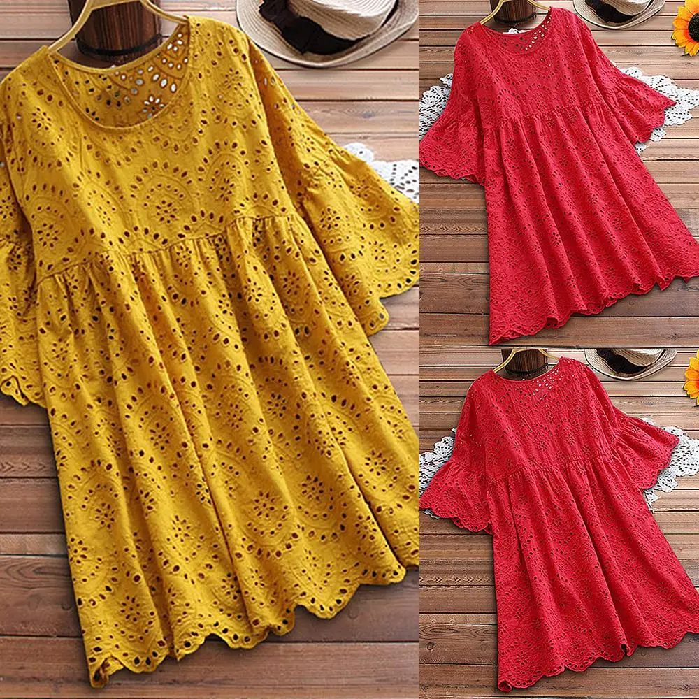 2019 Women Summer Autumn Lace Hollow Out Blouses Tops Solid Lotus Leaf Sleeve Ladies Shirt Butterfly Sleeve Blusas Streetwear
2019 Women Summer Autumn Lace Hollow Out Blouses Tops Solid Lotus Leaf Sleeve Ladies Shirt Butterfly Sleeve Blusas Streetwear