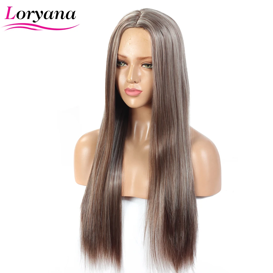 Loryana Long Synthetic Wigs Ombre Brown Blonde Straight Middle Part 24 inches Can Be Cosplay Wigs Heat Resistant For Women
Loryana Long Synthetic Wigs Ombre Brown Blonde Straight Middle Part 24 inches Can Be Cosplay Wigs Heat Resistant For Women