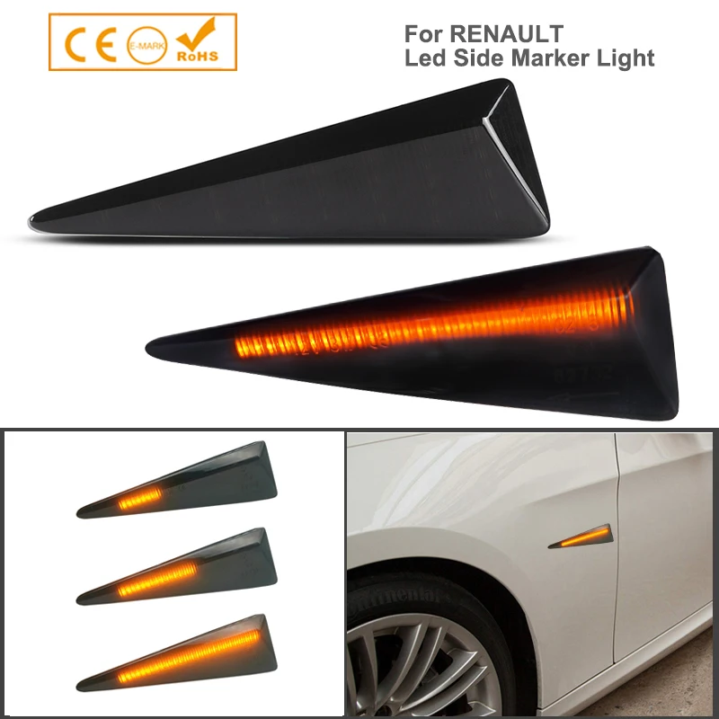 2pcs Led Dynamic Turn Signal Side Marker Light Sequential Blinker Lamp For Renault Espace MK4 Vel Satis Wind Avantime Megane 2
2pcs Led Dynamic Turn Signal Side Marker Light Sequential Blinker Lamp For Renault Espace MK4 Vel Satis Wind Avantime Megane 2