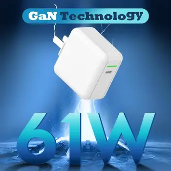 RubRab PD 61W GaN USB Type C Charger for MacBook Air iPad iPhone 11 Pro Samsung Huawei ASUS Mini Wall Charger for Lenovo DELL
RubRab PD 61W GaN USB Type C Charger for MacBook Air iPad iPhone 11 Pro Samsung Huawei ASUS Mini Wall Charger for Lenovo DELL