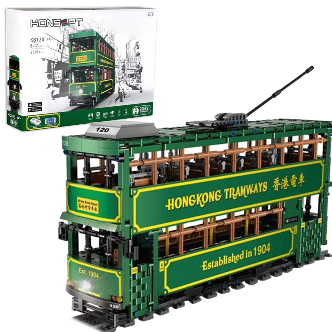 (Customized)2528Pcs 1:18 MOC Dynamic Version Double Decker Bus Track Tram Assembly Building Blocks DIY Stem Bricks Toy
(Customized)2528Pcs 1:18 MOC Dynamic Version Double Decker Bus Track Tram Assembly Building Blocks DIY Stem Bricks Toy