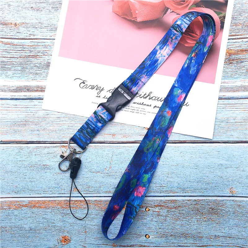New Mobile Phone Strap Lanyard for Key Oil Painting Keychain Strap For Card Badge Gym Key Chain Lanyard Key Holder Hang Rope
New Mobile Phone Strap Lanyard for Key Oil Painting Keychain Strap For Card Badge Gym Key Chain Lanyard Key Holder Hang Rope