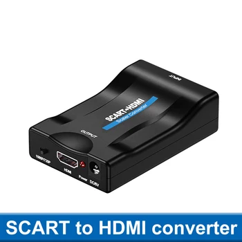 SCART to HDMI Converter, 1080P HD Video o Digital to Analog Converter, Suitable for HD TV DVD Sky Box STB(US Plug)
SCART to HDMI Converter, 1080P HD Video o Digital to Analog Converter, Suitable for HD TV DVD Sky Box STB(US Plug)