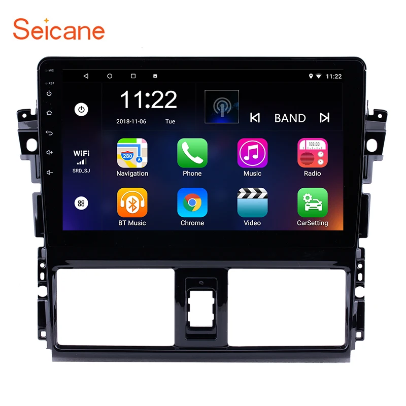 Seicane Android 10.0 Car HD 10.1" GPS Navi Unit Player Radio for Toyota Vios 2013 2014 2015 2016 support Mirror Link SWC TPMS
Seicane Android 10.0 Car HD 10.1" GPS Navi Unit Player Radio for Toyota Vios 2013 2014 2015 2016 support Mirror Link SWC TPMS