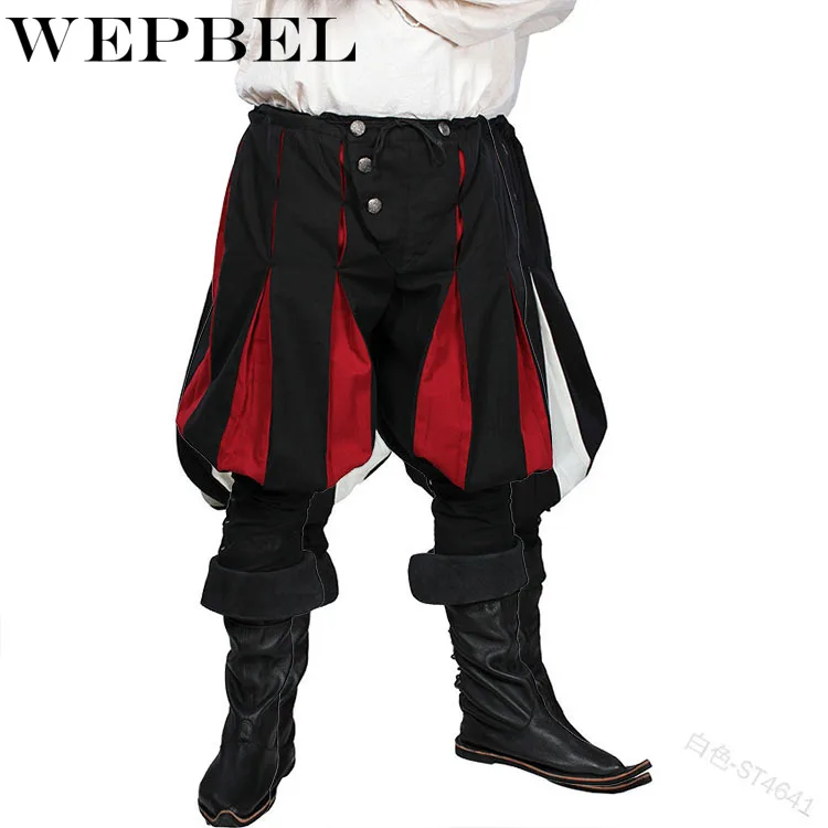 WEPBEL Autumn Cosplay Loose Mid Waist Button Drawstring Casual Pants Men's Vintage Stage Performance Lantern Pants
WEPBEL Autumn Cosplay Loose Mid Waist Button Drawstring Casual Pants Men's Vintage Stage Performance Lantern Pants