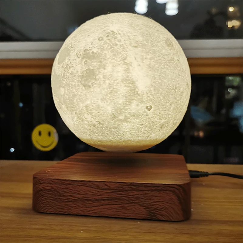 NEW design Creative 3D Magnetic Levitation Moon Lamp Night Light Rotating Led Moon Floating Lamp Home Decoration gift
NEW design Creative 3D Magnetic Levitation Moon Lamp Night Light Rotating Led Moon Floating Lamp Home Decoration gift