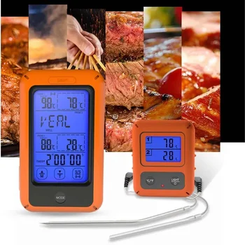 4.0 Wireless Digital bluetooth BBQ Thermometer With 6 Probes Control Food Cooking Timer Oven Meat Grill Thermometer Kitchen Tool
4.0 Wireless Digital bluetooth BBQ Thermometer With 6 Probes Control Food Cooking Timer Oven Meat Grill Thermometer Kitchen Tool