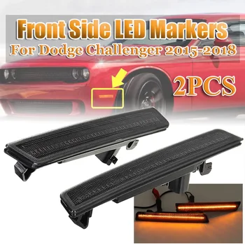 A Pair of Front Side LED Markers Amber Light For Dodge Challenger 2015- 2016 2017 2018 Led Turn Signal Lights
A Pair of Front Side LED Markers Amber Light For Dodge Challenger 2015- 2016 2017 2018 Led Turn Signal Lights