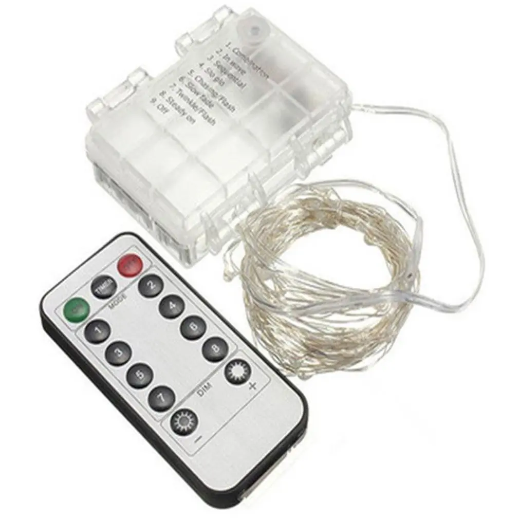 10 Meters Copper Wire 8 Function Always Bright Remote Control Battery Box Copper Wire String Light String Decoration
10 Meters Copper Wire 8 Function Always Bright Remote Control Battery Box Copper Wire String Light String Decoration