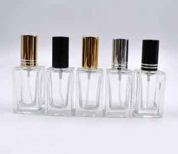 15ml Square Glass Perfume Atomizer, Empty Parfum Bottle Silver Gold Black Cap, 15ML Cosmetics Spray Bottles SN2931
15ml Square Glass Perfume Atomizer, Empty Parfum Bottle Silver Gold Black Cap, 15ML Cosmetics Spray Bottles SN2931