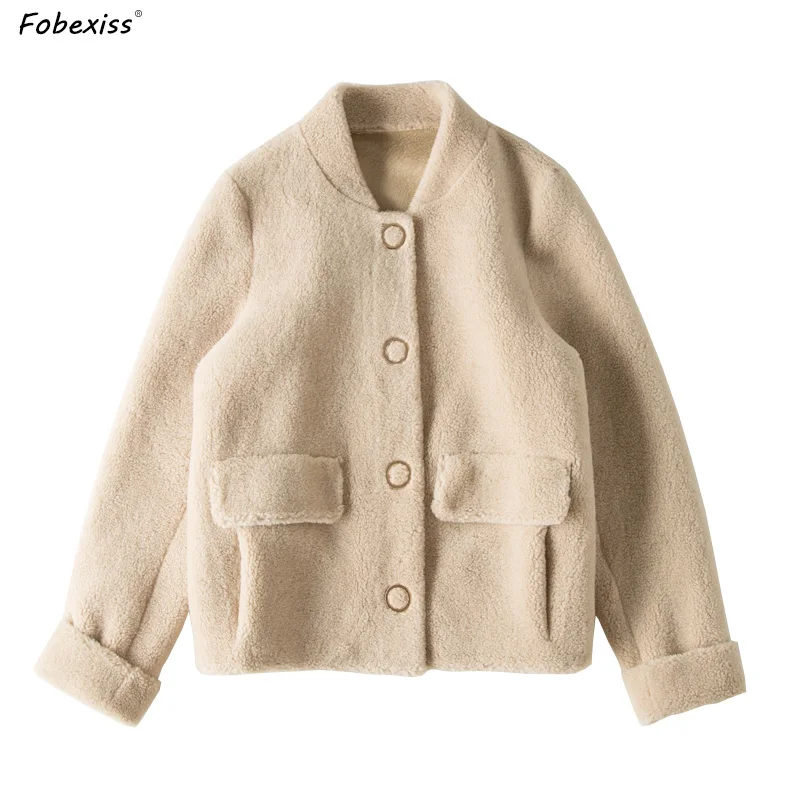 Stylish Beige Wool Coat Jacket Female Plus Size Loose Warm Winter Suede Overcoat Long Sleeve Single Breasted Pockets Outerwear
Stylish Beige Wool Coat Jacket Female Plus Size Loose Warm Winter Suede Overcoat Long Sleeve Single Breasted Pockets Outerwear