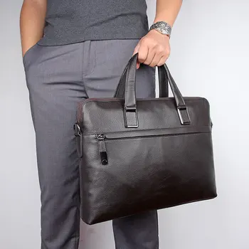 Nesitu Highend New A4 Black Chocolate Blue Genuine Leather Office Men Briefcase Business Messenger Bags Portfolio M7412
Nesitu Highend New A4 Black Chocolate Blue Genuine Leather Office Men Briefcase Business Messenger Bags Portfolio M7412