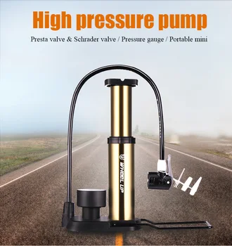 New Bicycle Pump Inflator 160PSI Gauge Foot Pedal Portable Floor Air Inflator External Hose Fits Presta Schrader PMP014
New Bicycle Pump Inflator 160PSI Gauge Foot Pedal Portable Floor Air Inflator External Hose Fits Presta Schrader PMP014