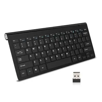 Computer Wireless keyboard Portable 2.4G Wireless USB Keyboards Rubber keycaps Mini Ergonomic Noiseless keyboard For PC laptop
Computer Wireless keyboard Portable 2.4G Wireless USB Keyboards Rubber keycaps Mini Ergonomic Noiseless keyboard For PC laptop