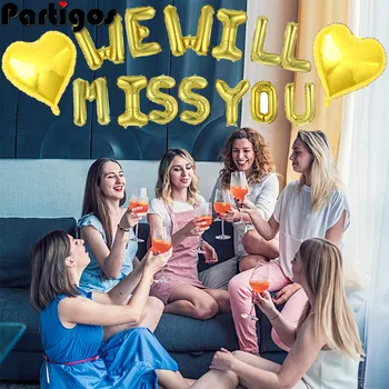 1set We Will Miss You Balloon Banner Decorations Kit Goodbye Retirement Party Office Work Party Farewell Party Graduation Decor 
1set We Will Miss You Balloon Banner Decorations Kit Goodbye Retirement Party Office Work Party Farewell Party Graduation Decor