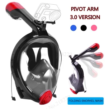 2018 Full Face Snorkeling Masks Diving Mask underwater fold Anti-fog Anti-Leak Swimming mask Snorkel Scuba GoPro Adult
2018 Full Face Snorkeling Masks Diving Mask underwater fold Anti-fog Anti-Leak Swimming mask Snorkel Scuba GoPro Adult