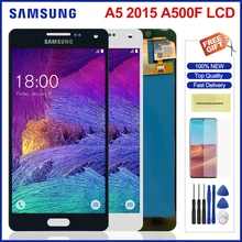 Écran tactile LCD à luminosité réglable, pour Samsung Galaxy A5 2015 A500 A500F=