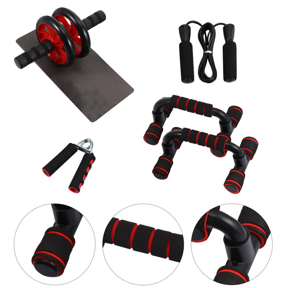 1 Set Jump Rope Hand Grip AB Trainer Workout Kit Push up Bar Power Wheel Roller for Home Woman Gym Man
1 Set Jump Rope Hand Grip AB Trainer Workout Kit Push up Bar Power Wheel Roller for Home Woman Gym Man