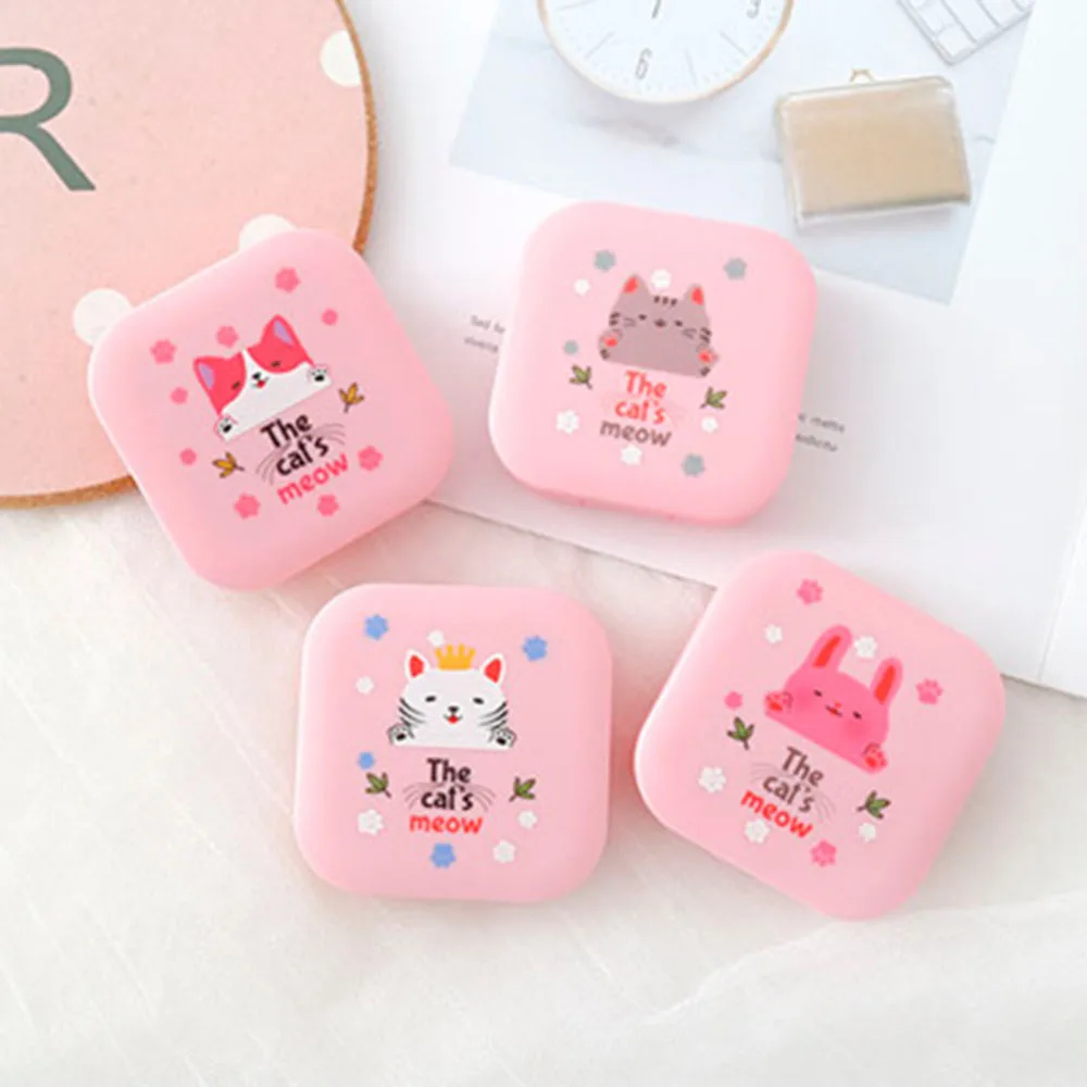 Cute Unisex Cartoon Animals Travel Contact Lens Case Pink Color Companion Box Contact Lenses Box Eyes Care Kit Holder
Cute Unisex Cartoon Animals Travel Contact Lens Case Pink Color Companion Box Contact Lenses Box Eyes Care Kit Holder