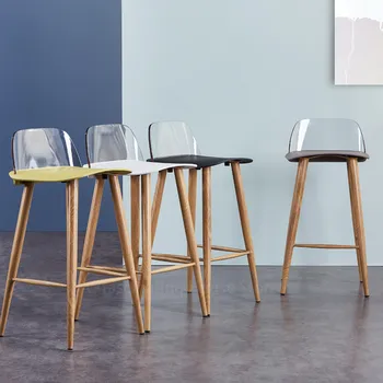 Bar Stool Nordic Modern Minimalist Solid Wood Personality Combination Creative Fashion High Chair Bar Stools Bar Chair
Bar Stool Nordic Modern Minimalist Solid Wood Personality Combination Creative Fashion High Chair Bar Stools Bar Chair