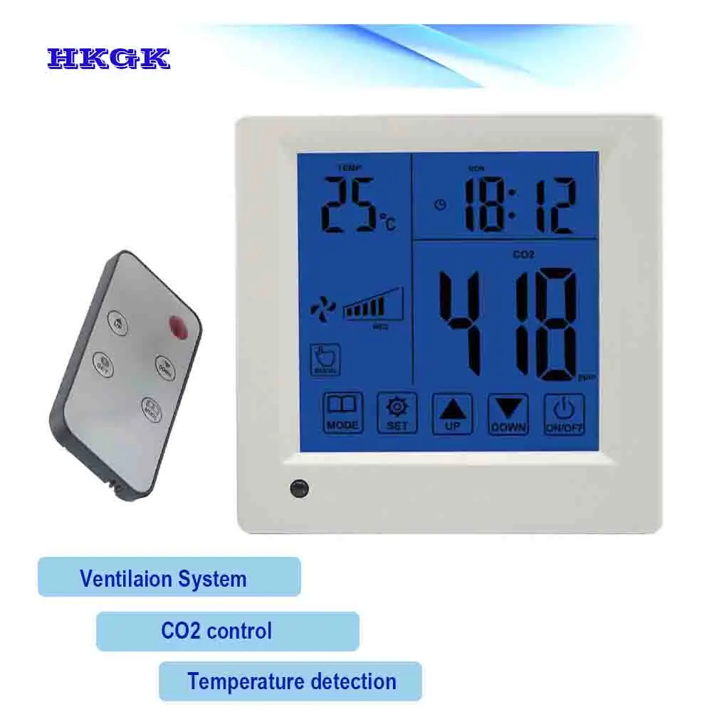 Remote control monitor detector co2 analyzers control Three-speed ventilator for air system
Remote control monitor detector co2 analyzers control Three-speed ventilator for air system