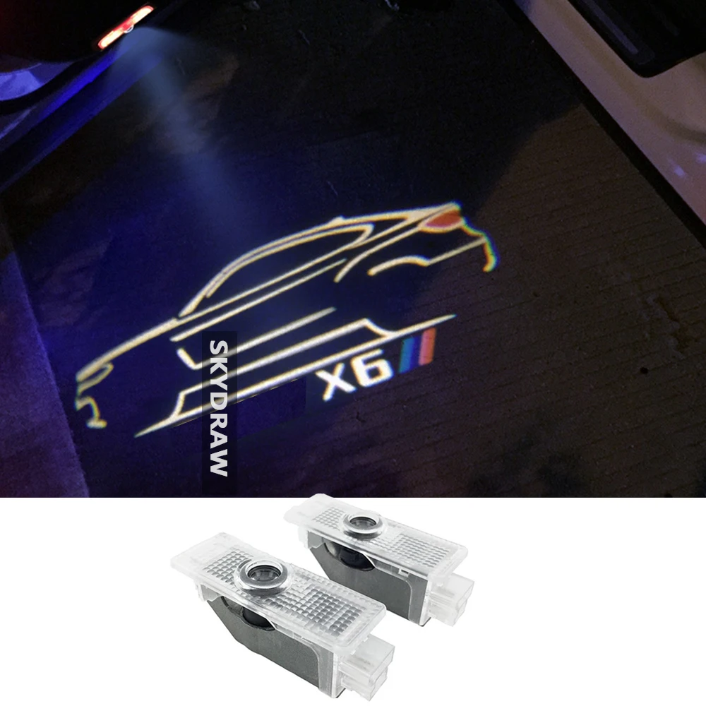 2 Piece For BMW X6 E71 E72 F16 (2008-2019) Car LED Door Warning Light Projector Ghost Shadow Light Welcome Light
2 Piece For BMW X6 E71 E72 F16 (2008-2019) Car LED Door Warning Light Projector Ghost Shadow Light Welcome Light