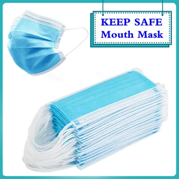 Keep Safe Breathable Face Mouth Masks Non Woven Disposable Anti-Dust Masks Earloops Masks 
Keep Safe Breathable Face Mouth Masks Non Woven Disposable Anti-Dust Masks Earloops Masks