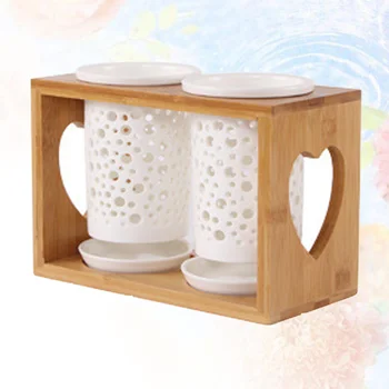 1pc Chopstick Drain Rack Bamboo and Wood Ceramic Chopsticks Holder Rack Double-row Cutlery Storage Box for Home (Heart Style and
1pc Chopstick Drain Rack Bamboo and Wood Ceramic Chopsticks Holder Rack Double-row Cutlery Storage Box for Home (Heart Style and