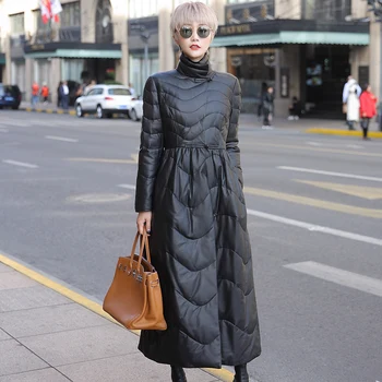 Winter Coat Women Sheepskin Genuine Leather Jacket Women Duck Down Coat Women Korean Long Jacket Chaqueta Mujer GGS18D00831YY813
Winter Coat Women Sheepskin Genuine Leather Jacket Women Duck Down Coat Women Korean Long Jacket Chaqueta Mujer GGS18D00831YY813