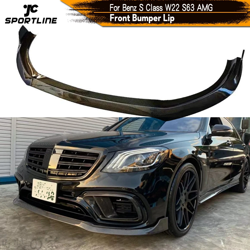 Front Bumper Lip for Mercedes-Benz S Class W222 S63 AMG 2018 - 2020 Carbon Fiber Front Bumper Lip Spoiler Splitters Guards
Front Bumper Lip for Mercedes-Benz S Class W222 S63 AMG 2018 - 2020 Carbon Fiber Front Bumper Lip Spoiler Splitters Guards