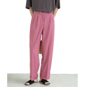 ide pants Loose Casual Long Pants Wide Leg Pants rose pink black grey high wait Stylish Trousers 2019 sprint autumn women new
ide pants Loose Casual Long Pants Wide Leg Pants rose pink black grey high wait Stylish Trousers 2019 sprint autumn women new