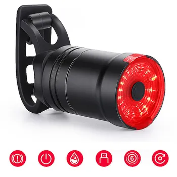 Bicycle Braking Light 6 modes 54Hrs Rear Visual Warning Smart Manual Control COB LED Lamp Optional Seatpost Saddle Mount
Bicycle Braking Light 6 modes 54Hrs Rear Visual Warning Smart Manual Control COB LED Lamp Optional Seatpost Saddle Mount
