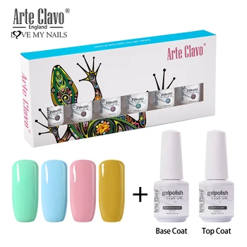 Arte Clavo 8ml Gel Varnish UV Nail Gel Manicure LED 85 Colors Gel Polish Soak Off Nail Gel Nail Polish Top Coat Base Coat Sets
Arte Clavo 8ml Gel Varnish UV Nail Gel Manicure LED 85 Colors Gel Polish Soak Off Nail Gel Nail Polish Top Coat Base Coat Sets