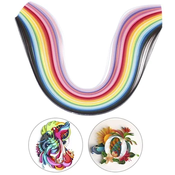 260 Stripes quilling paper 5mm width mixed color for diy hand craft 26 colors 39cm/15.35'' in length; 5mm/0.2'' in width
260 Stripes quilling paper 5mm width mixed color for diy hand craft 26 colors 39cm/15.35'' in length; 5mm/0.2'' in width