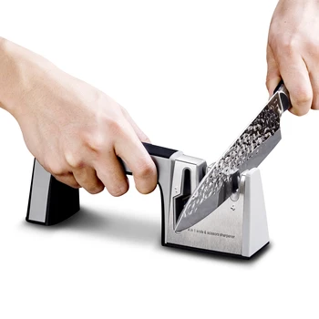 Kitchen Knife Sharpener, 4-Stage Sharp Knives Scissor Sharpener Knife Accessory Sharpening with Diamond,Ceramic,Tungsten Steer
Kitchen Knife Sharpener, 4-Stage Sharp Knives Scissor Sharpener Knife Accessory Sharpening with Diamond,Ceramic,Tungsten Steer