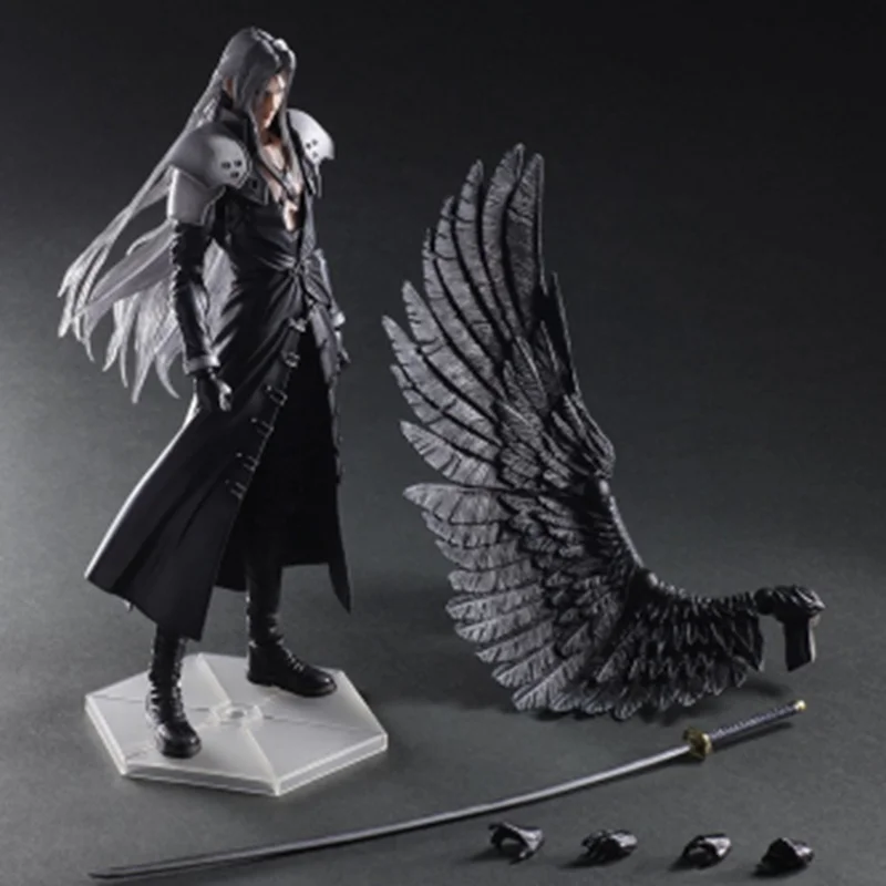 Paly Arts Kai Finals Fantasys VII 7 Sephiroth PVC Action Figure Movable model Collection Hobby doll model Newest Toy Best Gift
Paly Arts Kai Finals Fantasys VII 7 Sephiroth PVC Action Figure Movable model Collection Hobby doll model Newest Toy Best Gift