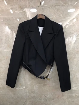 2020 Early Autumn New Women's Lapel Buckle Decorative Solid Color All-match Linen Suit 818
2020 Early Autumn New Women's Lapel Buckle Decorative Solid Color All-match Linen Suit 818