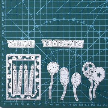InLoveArts Happy Birthday Ballon Candle Metal Cutting Dies for Card Making Scrapbooking Dies Embossing Cuts Stencil Craft Dies
InLoveArts Happy Birthday Ballon Candle Metal Cutting Dies for Card Making Scrapbooking Dies Embossing Cuts Stencil Craft Dies