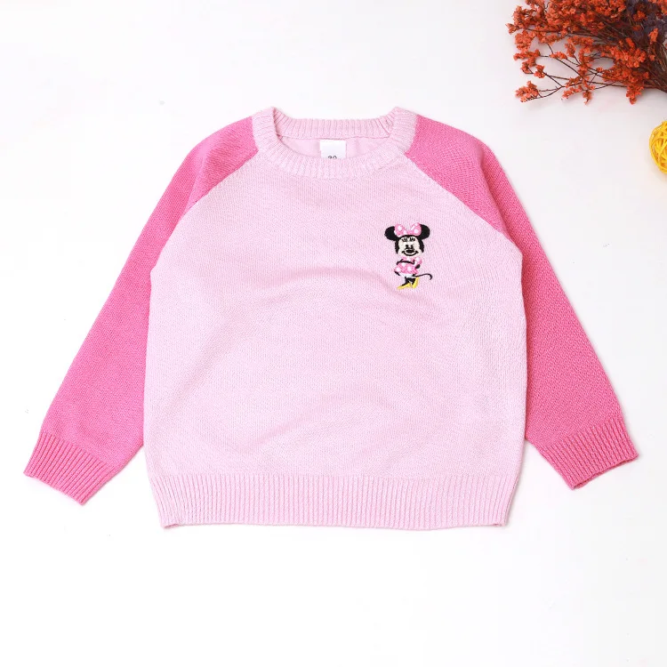Disney Spring and Autumn Children Mickey Mouse Sweater Knit Color Matching Boy Sweater Cartoon Minnie Mouse Girl Sweater
Disney Spring and Autumn Children Mickey Mouse Sweater Knit Color Matching Boy Sweater Cartoon Minnie Mouse Girl Sweater