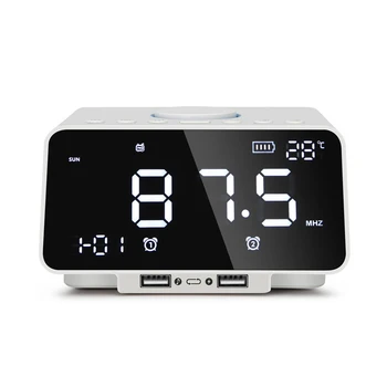 2019 K9 Bluetooth Speaker Multifunction Alarm Clock Basket Sound, With Radio FM And Dual USB Charging Black/White
2019 K9 Bluetooth Speaker Multifunction Alarm Clock Basket Sound, With Radio FM And Dual USB Charging Black/White